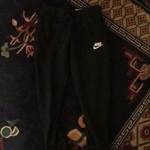 Nike sweatpants kids size small black